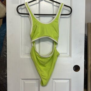 Urban outfitters neon green body suit size small